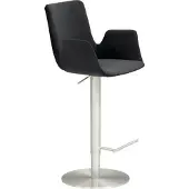 Mayer Barstuhl Sitzmöbel 1220 52 x 47 x 88 cm Stahl chrom matt/anthrazit