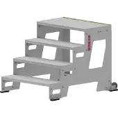 Hymer Industrietritt Grundmodul mit Alu-Profilstufen 0,8m Stufenbreite 4 Stufen