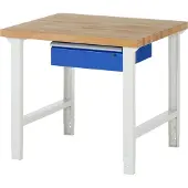 RAU Werkbank höhenverstellbar 7001A1, B1000xT900xH790-1140mm, 1x Schublade-TA
