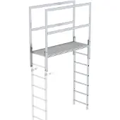 MUNK Günzburger Steigtechnik MUNK Attika-Überstieg in Sonderlängen Aluminium 1600mm
