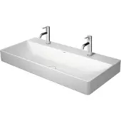 Duravit Möbelwaschtisch DuraSquare 100x47cm, 2 HL, o. ÜL, m HLB, we WG