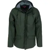 Derbe Herren Regenjacke Wetterjacke Passby, Farbe:Grün, Größe:M, Artikel:-050 / 010 olive / navy