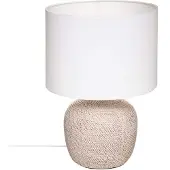 Atmosphera Tischlampe mit Keramikfuß DAVIA, H. 40 cm
