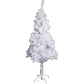Linder Exclusiv GmbH LEX Künstlicher Weihnachtsbaum inkl. Ständer, Weiß, 180 cm