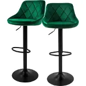 ML-Design | 2er-Set Barhocker Greg Samt cm | NADUVI