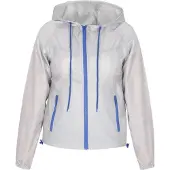 Libbi damen jacke - hellgrau königsblau, M