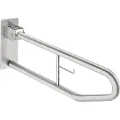 Kwc AR Stützklappgriff, CONTINA, Edelstahl, 100x250x700 mm, WC-Rollenhalter
