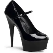 Pleaser DELIGHT-687 Damen Pumps von , Schwarz , EU 43, US 13