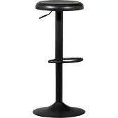 Woood Barhocker "ISAAC BARHOCKER METALL KUPFER", schwarz, B:39cm H:81cm T:39cm, Hocker, Barhocker, Der Isaac Barstuhl bietet Höhenverstellung und Fußstütze