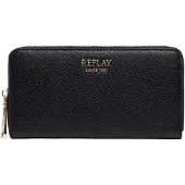 Replay Geldbörse Zip Around Wallet Black schwarz