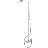 Steinberg Serie 160 Duschsystem, Komplettset, mit Easy-Clean, Länge-Regenbrausearm 960-1420mm, 1602762