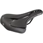 Velo Fit Athlete FC, Fahrradsattel, Straßenrennen, Unisex, Schwarz, Einfarbig, 16,3 cm