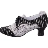 Simen Damen Schnürpumps in Schwarz, Größe 38