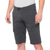 100% Ridecamp Short 36" charcoal - leichte All-Mountain MTB-Short mit hoher B....