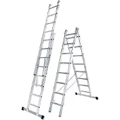 Iller-Leiter Iller Mehrzweckleiter Eurostars 2x14 Sprossen
