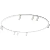 Licht-Erlebnisse Spot Metall Aluminium GU10 D: 130 cm verstellbar Weiß rund Modern