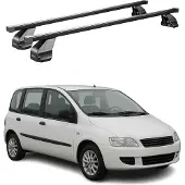 Menabo Dachträger Grundträger für Fiat Multipla 2004-2010 Facelift Stahl Schwarz