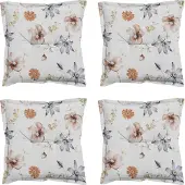Madison - Sitzkissen Florina natur - Ca. 50x50 cm - 4er-Set