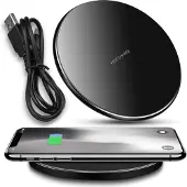Naukita QI Induktions Ladestation 15W Apple iPhone Drahtloses Ladegerät Kabellos Laden