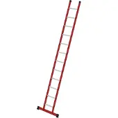 Proregal Sprossen-Anlegeleiter GFK/Alu mit Traverse 12 Sprossen