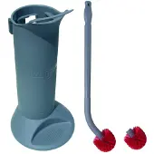 Unger Glasreinigung Unger Toilettenbürste mit Bürstenhalter + Ersatzbürste, Stiellänge 66 cm