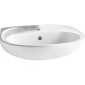 Vitra Norm Waschbecken 55cm breit mit Hygiene Glasur weiß Waschtisch Keramik 5087L003-1029