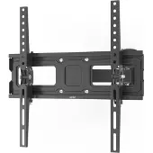 Hama TV-Wandhalterung FULLMOTION, 400x400, 165 cm (65), 1 Arm, Schwarz