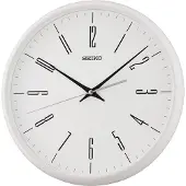 Seiko QXA786W Wanduhr mit Leisegang Weiß