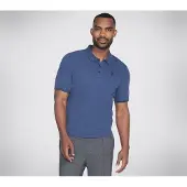 SKECHERS Herren Poloshirt OFF DUTY POLO blau, Größe 3XL (TP43)