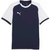 Puma Funktions-T-Shirt für Herren TEAMLIGA26 MATCHDAY JERSEY 706544_06 MARINE/WEIß Größe: S