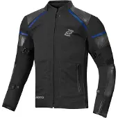 Bogotto Blizzard-X wasserdichte Motorrad Textiljacke, schwarz/blau, M