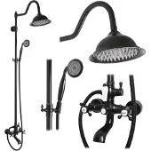REA Duschgarnitur Bergamo Black