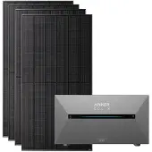 Anker SOLIX Solarbank 2 E1600 Pro Balkonkraftwerk Speicher mit 500Wp Solarmodul Set - 1000Wp ‚Äì 2 Module / Ohne Erweiterungsakku / Ohne HAL