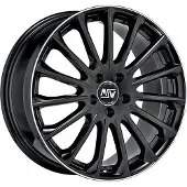 MSW Alufelge 30 8X18 5X112 Et 30 Gloss Black+Diamond Lip