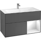 Villeroy & Boch Waschtischunterschrank FINION 996 x 591 x 498 mm Regalelement Gold Matt Peony