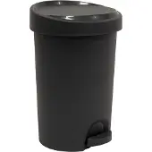 Eda Plastiques EDA Tret-Abfallbehälter Stepy 15 Liter PP anthrazit