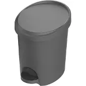Eda Tret-Kosmetikeimer Stepy 6 Liter PP anthrazit