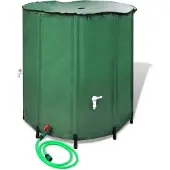 vidaXL Wasserspeicher Regentonne Wassertank 250L klappbar , Brunnen Design 2024