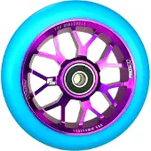Fantic26 Spy7 Stunt-Scooter Rolle 110mm Abec11 Lila/Pu Türkis