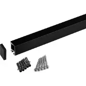 Kesseböhmer Linero MosaiQ EasyLine Küchenreling schwarz 1800 mm