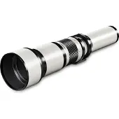 Walimex pro pro Teleobjektiv 650-1300mm 1:8-16 CSC kompatibel mit Nikon F – Manueller Fokus, Zoom-Teleobjektiv für Vollformat & APS-C Sensor – Ganzmetallfassung, inkl. Aufbewahrungstasche & Deckeln