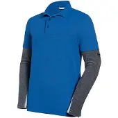 Uvex Poloshirt cut blau Gr. M