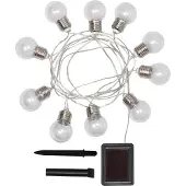 LEDKIA LED-Glühbirnen Girlande Solar Galilei 2m 3000K Warmweiß