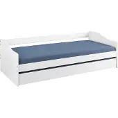 Inter Link Funktionsbett Leonie 23 90x200 Weiß Massivholz