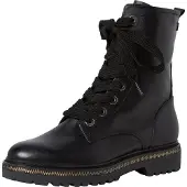 Tamaris 1-1-25214-27/003 BLACK LEATHER Schnürstiefel HW 21/22, Spocc:39