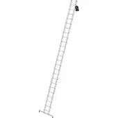 Proregal Sprossen-Anlegeleiter mit nivello-Traverse 24-Sprossen