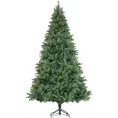 TecTake Weihnachtsbaum Prancer verschiedene Größen, künstlich in Grün, mit PVC- und Spritzgussnadeln pulverbeschichteter Metallständer mit Kunststoffkappen