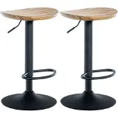 CLP 2er Set Barhocker Skelde natura