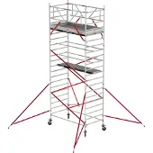 Altrex Fahrgerüst RS Tower 52 Aluminium mit Holz-Plattform 7,20m AH 1,35x1,85m