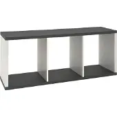 Haku Regal Bücherregal granitoptik, weiß - MDF, B/H/T: 117x50x30 cm